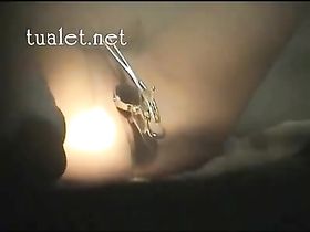 Подгляд через шторы в кабинете врача