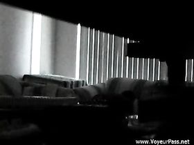 Вечерние съемки секса молодых на скрытую камеру